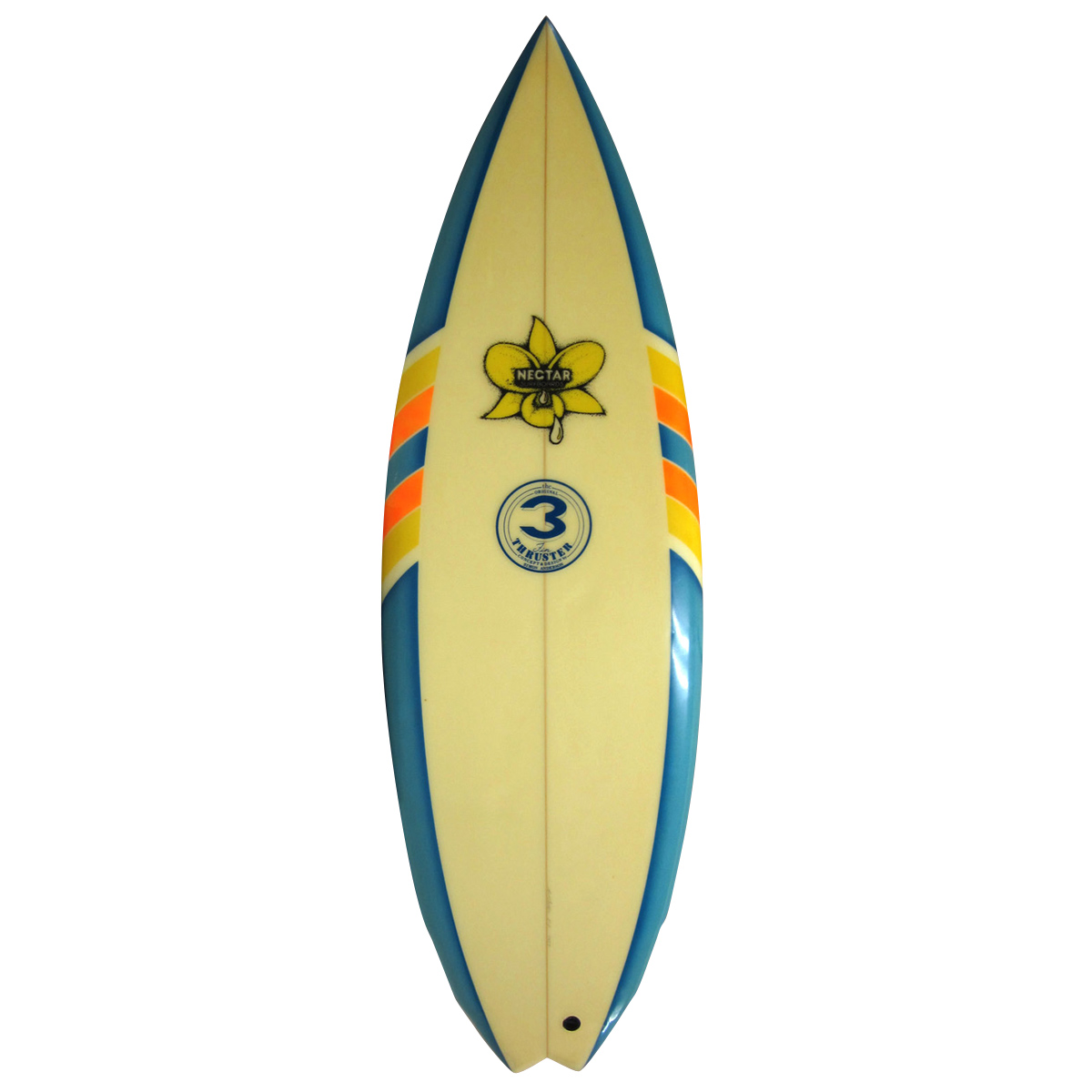  / Nectar Surfboards / 5`7 Thruster Vintage Shaped By Gary MacNabb 