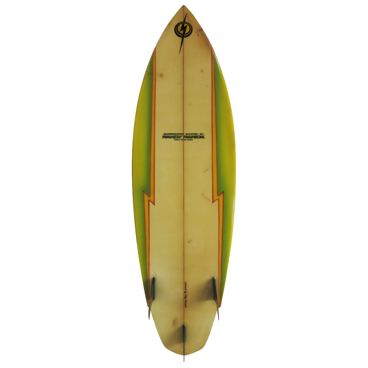 LIGHTNIG BOLT HAWAII / Single Wing Tri 5'10 Shaped by Randy Rarick