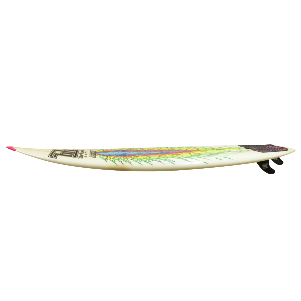 Blue Hawaii / 80`s Thruster 6`1 Shaped by Mike Croteau